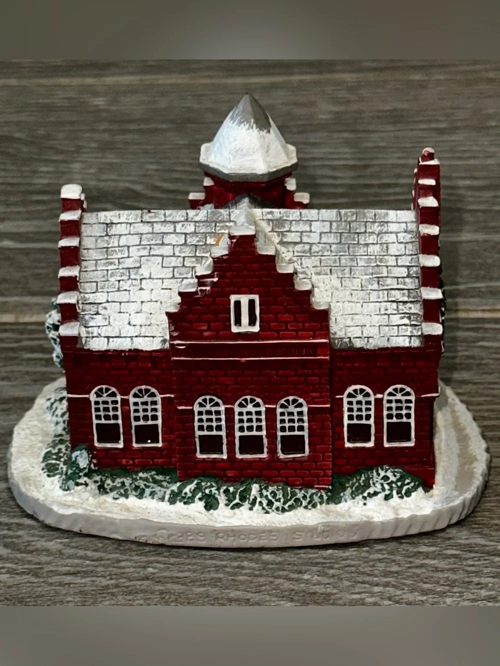 Rhodes Studios Norman Rockwell Gallery The Town Offices Landmark Sculpture VTG